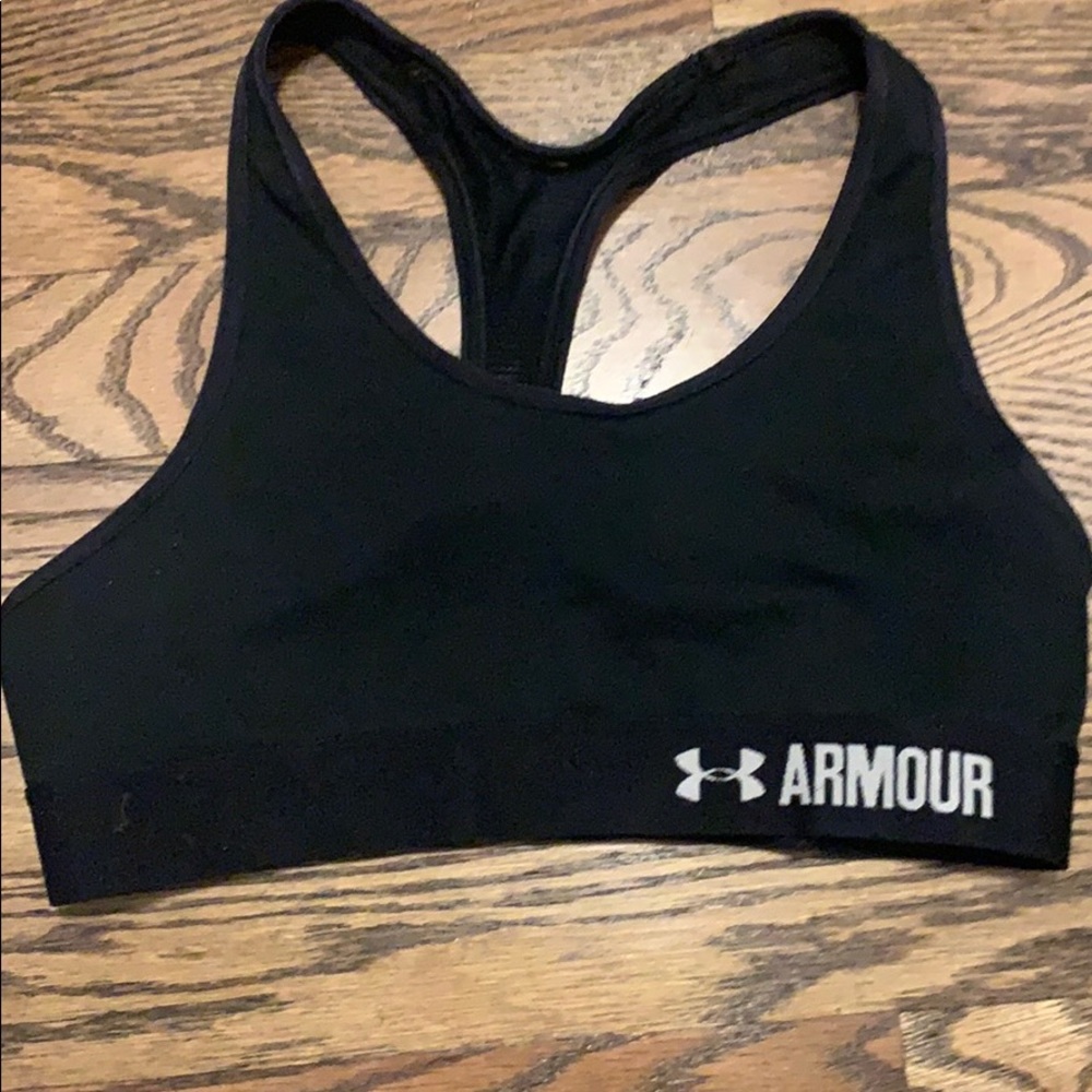 girls under armor sports bra size small/medium